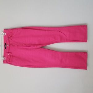 Hudson Jeans Womens 26 Pink High Rise Ankle Flare Boot Cut Denim Coastal Cowgirl